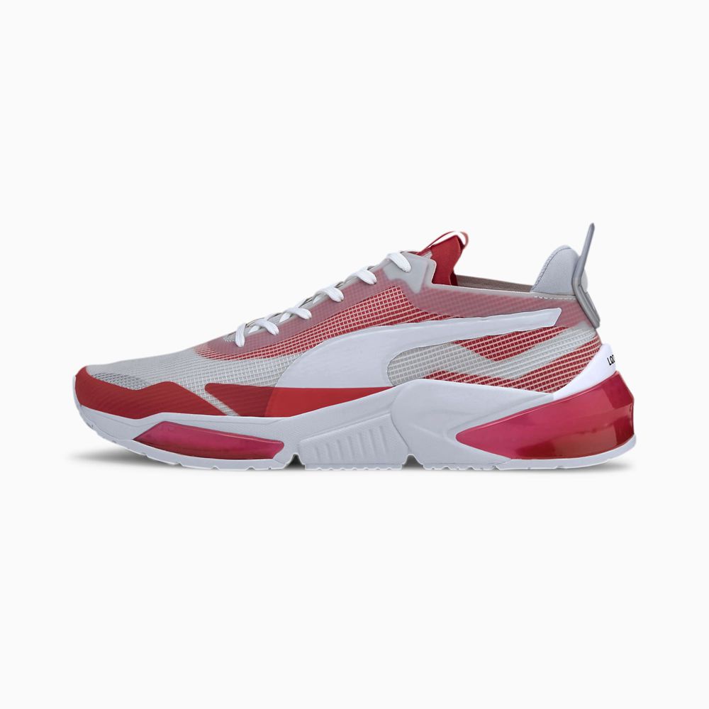 Puma LQDCELL Optic XI Férfi Edzőcipő - Szürke Lila/Piros/Fehér ( Hungary - TAKVM0127 )